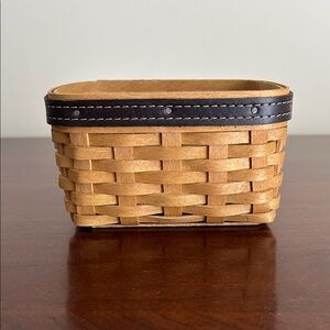Longaberger 2003 Father’s Day pocket change basket bundle